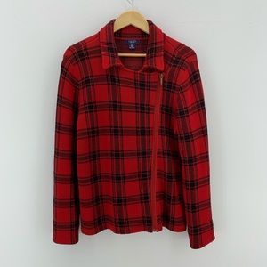 CHAPS Sweater Jacket Size XL